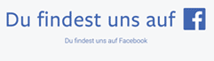 Du findest uns auf Facebook!